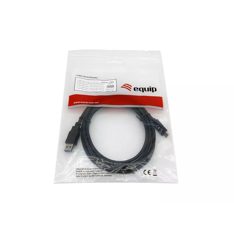 Cabo USB 3.2 Gen 1 Type-A para C Equip, M/M, 2,0 m