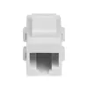 Conector fêmea keystone Cat 6 RJ45 branco StarTech.com acoplamento de rede - F/F