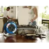 Brennenstuhl Garant Kompakt extensão com enrolador para interior, 4 tomadas, 15 m, azul/preto