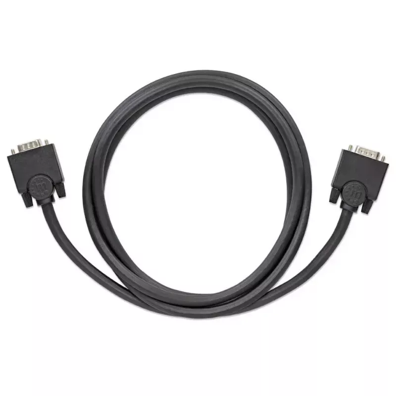 Cabo de monitor VGA Manhattan 311731 1,8 m preto ficha macho para ficha macho