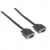 Cabo de monitor VGA Manhattan 311731 1,8 m preto ficha macho para ficha macho