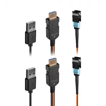Cabo de fibra ótica InfiniBand Lindy 38360 100 m MPO multicolor