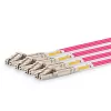 Cabo de fibra ótica Lanview LVO230502-MTP InfiniBand 2 m OM4 MTP LC