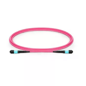 Cabo Lanview 12 fibras MPO/UPC-MPO/UPC conector fêmea a conector fêmea OM4, 10 m, diâmetro 4,5 mm