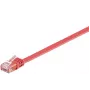 Cabo de rede Microconnect V-UTP601R-FLAT vermelho 1 m Cat6 U/UTP (UTP)