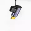 MicroConnect MC-USB4CCMF-MAGNETIC adaptador USB-C magnético, angular a 90°, USB4, USB-C macho para fêmea