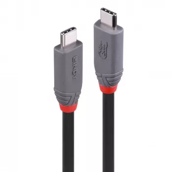 Cabo USB 4 Lindy 2m 240W Type-C 40 Gbit/s, USB4 Gen 3x2, preto