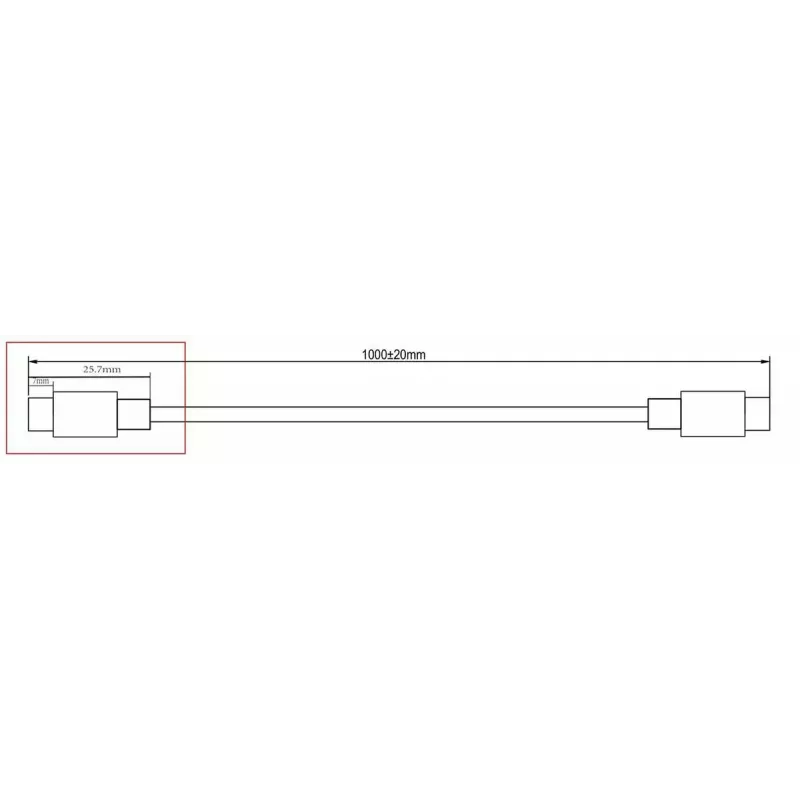 Cabo USB Microconnect DOCKUSB3.2CC1 USB 3.2 Gen 2 (3.1 Gen 2) 1 m USB C preto