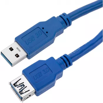 Cabo de extensão USB 3.0 Techly A macho / A fêmea 3 m azul ICOC U3-AA-30-EX