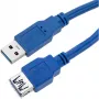Cabo de extensão USB 3.0 Techly A macho / A fêmea 3 m azul ICOC U3-AA-30-EX