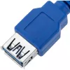 Cabo de extensão USB 3.0 Techly A macho / A fêmea 0,5m azul ICOC U3-AA-005-EX