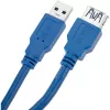 Cabo de extensão USB 3.0 Techly A macho / A fêmea 0,5m azul ICOC U3-AA-005-EX
