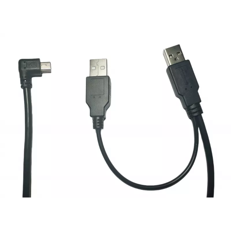 MicroConnect MC-WA1945B cabo divisor, USB 2.0 A macho para USB 2.0 A macho + Mini USB macho