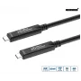 Cabo USB-C MicroConnect MC-USB3.2CC05-8K-OP 5 m — suporta vídeo 8K, USB 3.2
