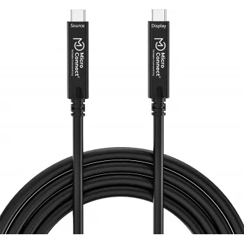 Cabo USB-C MicroConnect MC-USB3.2CC10-8K-OP 10 m, suporta até 8K
