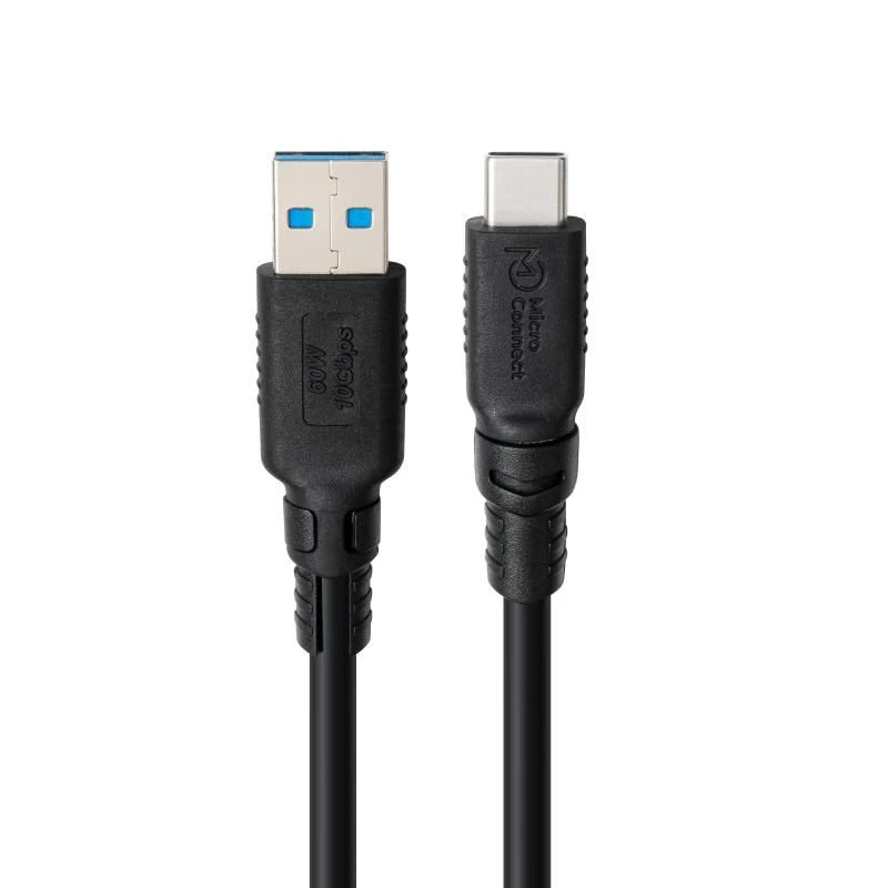 MicroConnect USB3.2AC2-LSZH ColorFlex cabo USB-C para USB-A, USB 3.2, 60 W, 10 Gbps, LSZH