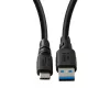 MicroConnect USB3.2AC3-LSZH ColorFlex cabo USB-C para USB-A, USB 3.2, 60 W, 10 Gbps, LSZH