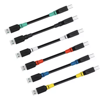 Cabo USB-A para B MicroConnect ColorFlex USB 3.2 Gen 1 (USB 3.0) 1 m, LSZH