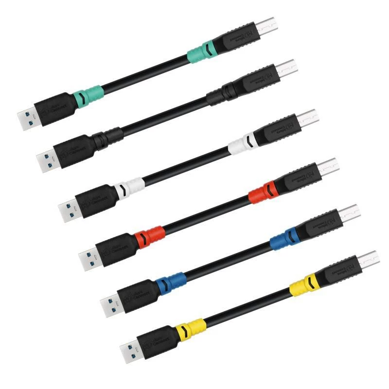 Cabo USB-A para B MicroConnect ColorFlex USB 3.2 Gen 1 (USB 3.0) 1 m, LSZH