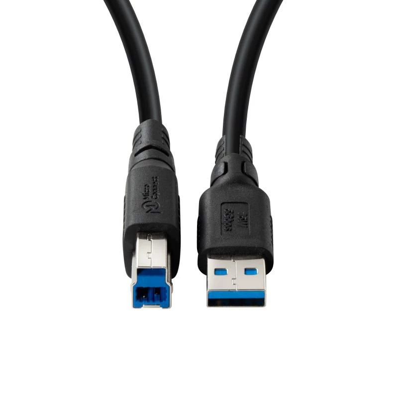 Cabo de dados USB-A-B MicroConnect USB3.0AB2B‑LSZH 2 m, USB 3.2 Gen 1 (Micro-B/B), LSZH