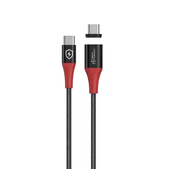 Cabo de carregamento magnético USB-C MicroConnect MC-MAGNETIC-CUSBC-SC-240W – 240 W Power Delivery, ficha magnética removível