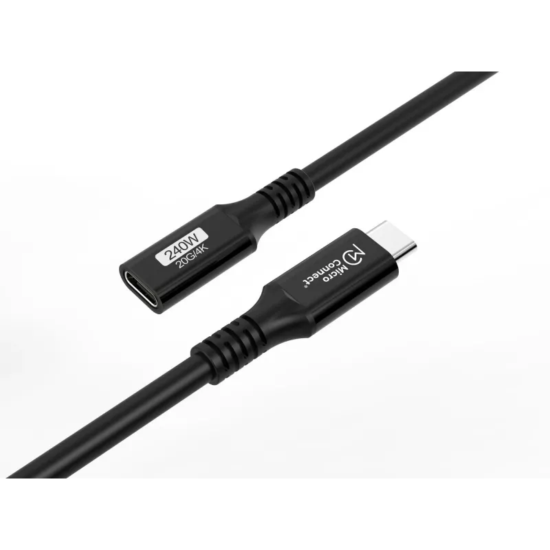 MicroConnect USB3.2CC05EX Premium cabo de extensão USB-C, 0,5 m, USB 3.2