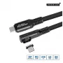 Cabo USB Microconnect MC-LS-USB4CC0.5-A 0,5 m USB-C preto