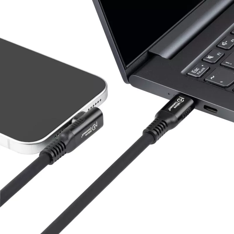 Cabo USB Microconnect MC-LS-USB4CC0.5-A 0,5 m USB-C preto