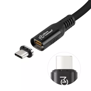 Cabo USB Microconnect MC-LS-USB4CC2.0 2 m USB C preto
