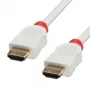 Cabo HDMI Lindy 41413 3 m HDMI tipo A (Standard) vermelho, branco
