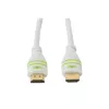 Cabo HDMI High Speed com Ethernet Techly 1 m A/A M/M branco ICOC HDMI-4-010WH