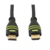 Cabo HDMI High Speed com Ethernet Techly 2 m A/A M/M preto ICOC HDMI-4-020