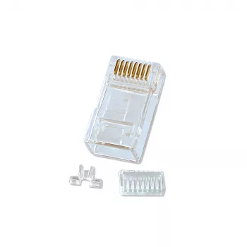 Ficha RJ-45 não blindada Lindy, 8 pinos CAT6, pack de 10