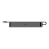 Lindy DST-Mini XT 810, docking station mini para portátil USB-C com ecrã único (8K) ou ecrã duplo (4K60) e carregamento pass-through de 100W