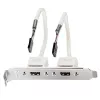 Painel traseiro USB Lindy 2 portas USB 2.0 para PC