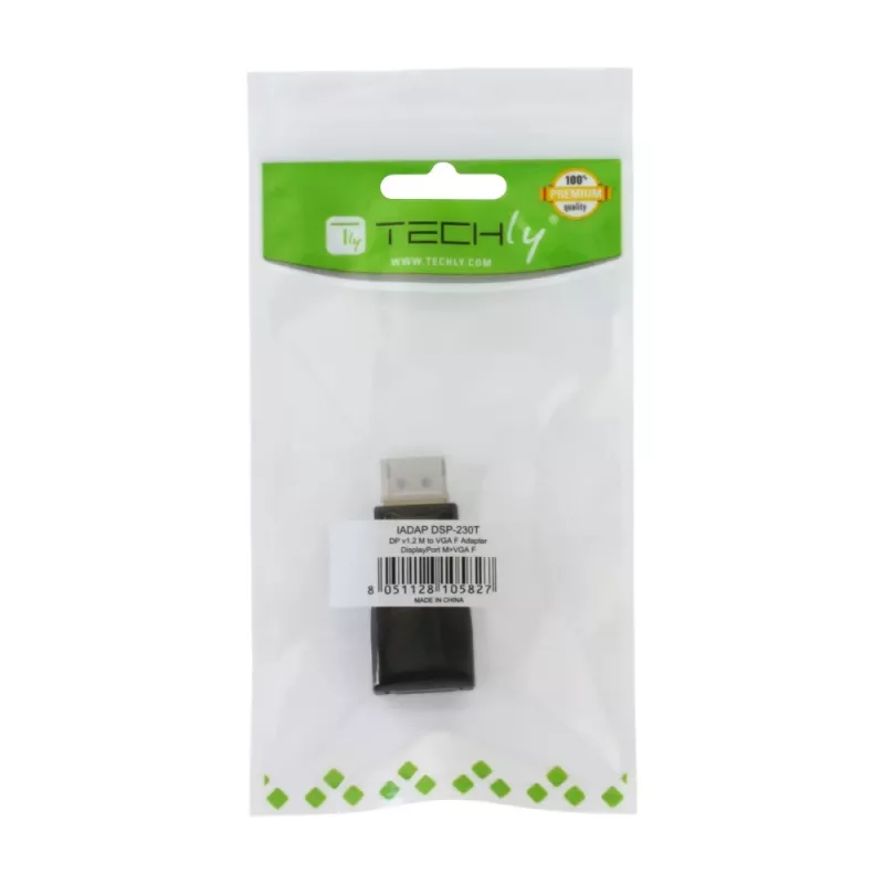 Adaptador de cabo DisplayPort VGA Techly IADAP-DSP-230T