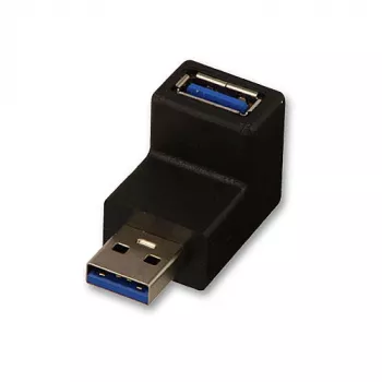 Adaptador USB 3.2 Type-A para A 90° Lindy 71261
