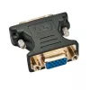 Adaptador Lindy DVI-A macho para VGA fêmea, preto