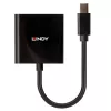 Conversor ativo Lindy Mini DisplayPort para DVI 0,16 m preto