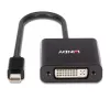 Conversor ativo Lindy Mini DisplayPort para DVI 0,16 m preto