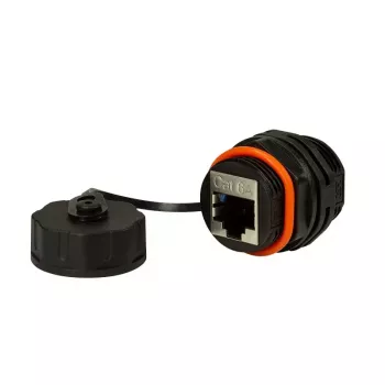 Adaptador de cabo LOGON NETWORKING TWPGLAND83 RJ-45 preto