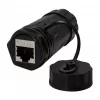 Adaptador de cabo LOGON NETWORKING TWPGLAND84 RJ-45 preto
