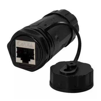 Adaptador de cabo LOGON NETWORKING TWPGLAND84 RJ-45 preto