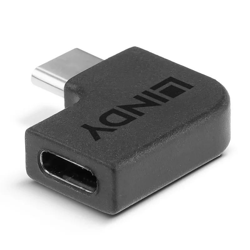 Adaptador USB 3.2 Type-C para C 90° Lindy 41894