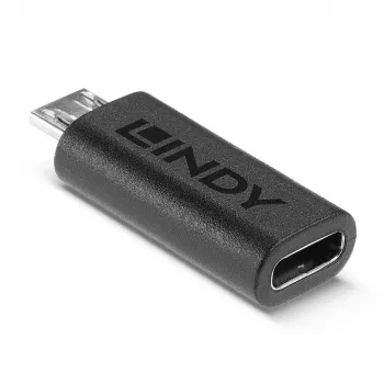 Adaptador USB 2.0 Type Micro-B para C Lindy 41903