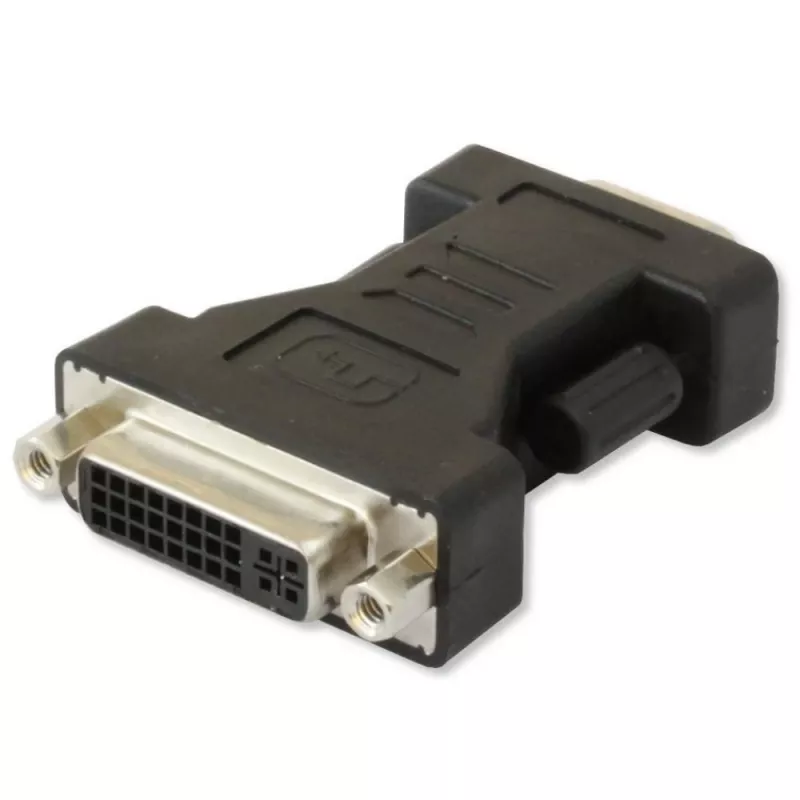 Adaptador Techly DVI para VGA analógico F/M IADAP DVI-9100, VGA, DVI-I, preto