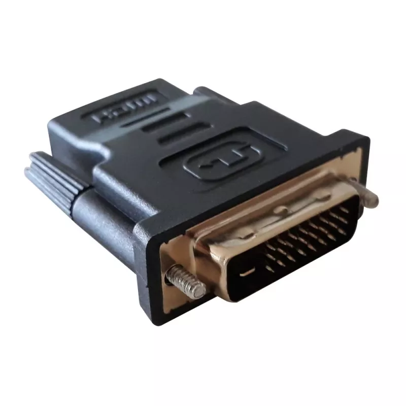Adaptador de cabo DVI-D preto Techly IADAP-DVI-HDMI-F