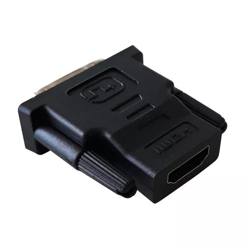Adaptador de cabo DVI-D preto Techly IADAP-DVI-HDMI-F