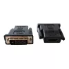 Adaptador de cabo DVI-D preto Techly IADAP-DVI-HDMI-F