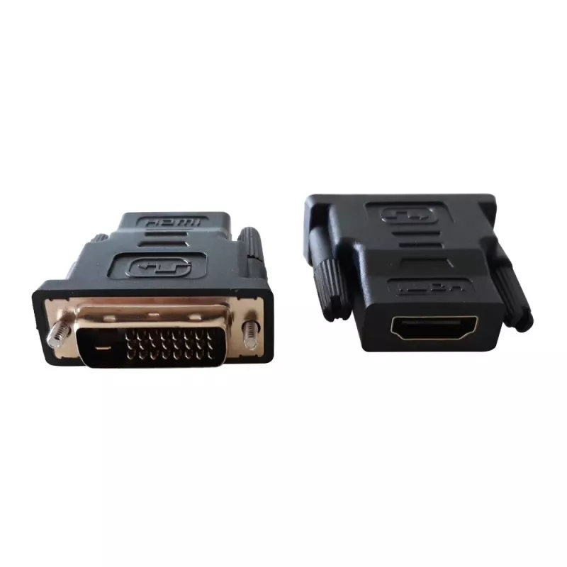 Adaptador de cabo DVI-D preto Techly IADAP-DVI-HDMI-F